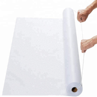 Guangzhou Factory Professional produce White Nonwoven cloth 3ft x 100ft  in roll - white wedding aisle runner carpet