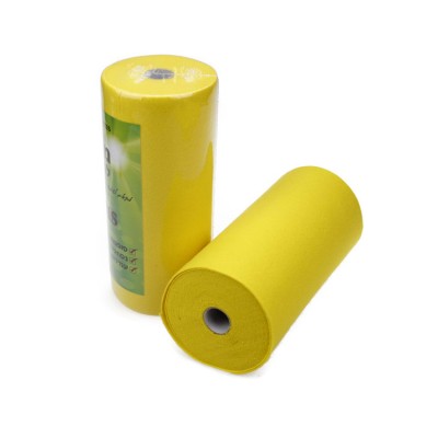 needle punched nonwoven fabric disposable cleaning cloth for floor in perforated roll