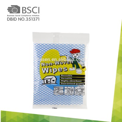 printed dish nonwoven wipe/all purpose clean wipe 100% rayon disposable cleaning cloths